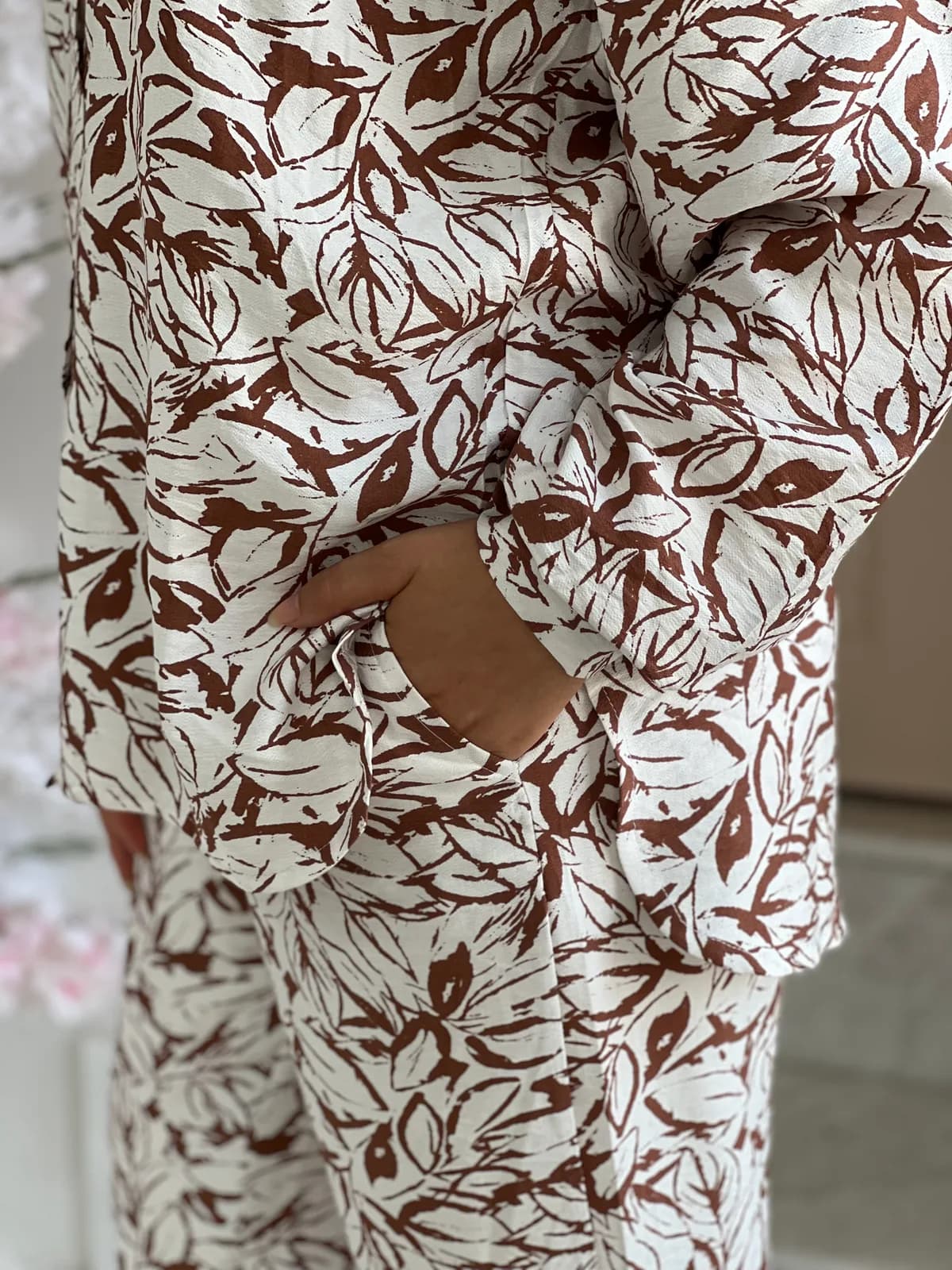 Ensemble Flora — coloris Marron
